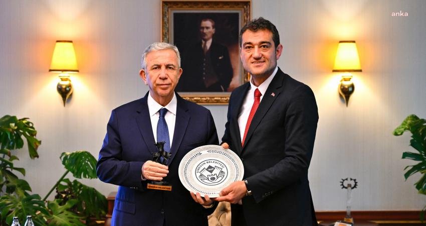 Giresun Belediye Başkanı Köse, Mansur Yavaş’ı ziyaret etti Giresun Belediye Başkanı Fuat Köse, Ankara Büyükşehir Belediye Başkanı Mansur