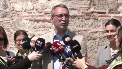 İstanbul Büyükşehir Belediyesi’nin (İBB) Rumeli Hisarı’nda devam eden restorasyon çalışmaları