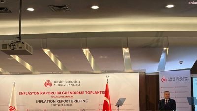 Türkiye Cumhuriyet Merkez Bankası, yıl sonu enflasyon tahminini yüzde 36'dan