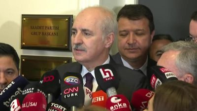 TBMM Başkanı Numan Kurtulmuş, anayasa değişikliği çalışmaları için Meclis’te grubu
