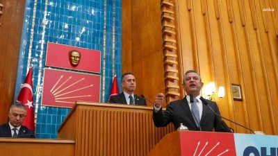 CHP Genel Başkanı Özgür Özel, TBMM'deki grup toplantısının ardından bir