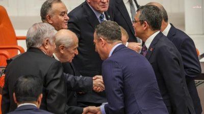 CHP Genel Başkanı Özgür Özel ile MHP Genel Başkanı Devlet