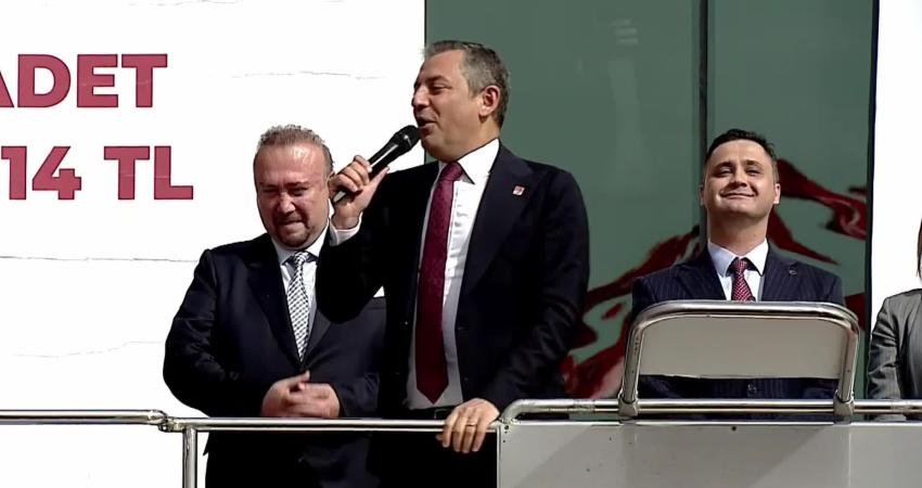 CHP Genel Başkanı Özgür Özel, Uşak’ta, “Seçimin ertesi günü bir