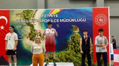 Altındağlı genç sporcu Yunus Emre Aydın (15), Muğla’nın Fethiye ilçesinde