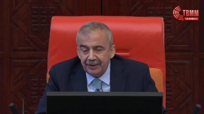 DEM Parti Mersin Milletvekili Ali Bozan, TBMM Genel Kurulu'nda muhalefetin