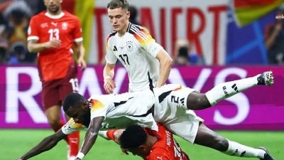 Avrupa Futbol Şampiyonası’nda A grubundaki maçlar tamamlandı. Almanya- İsviçre 1-1