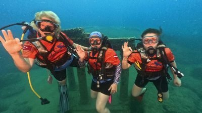 Manavgat Belediyesi’nin desteğiyle Türkiye’de ikinci defa düzenlenen “Dalsın Kızlar” sualtı