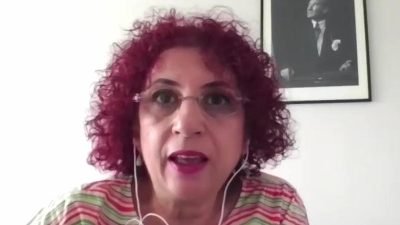 Ankara Tabip Odası Başkanı Aliye Mine Coşkun ve Türk Tabipleri