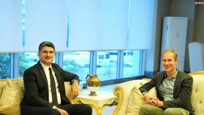 Ataşehir’in kardeş kenti Monheim’ın Belediye Başkanı Daniel Zimmermann, Başkan Onursal