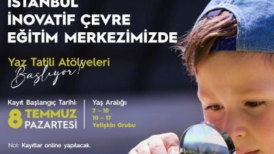 Ataşehir Belediyesi’ne bağlı İstanbul İnovatif Çevre Eğitim Merkezi’nde (İÇEM) çevre