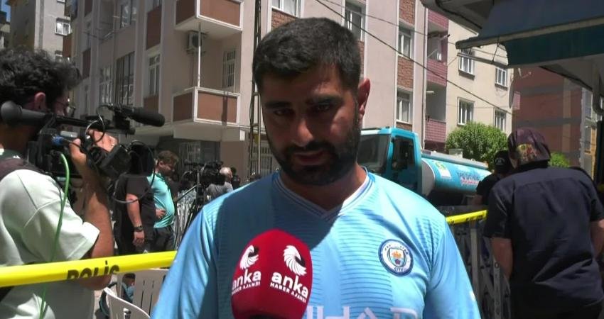 İstanbul'un Bahçelievler ilçesinde çöken çok katlı bina sakinlerinden Mahmut Koyun olay