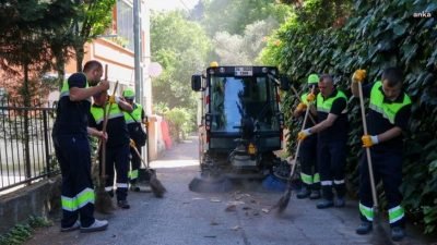 Beykoz Belediyesi, başlattığı 'Şok Temizlik' uygulaması ile Göztepe Mahallesi'ni tamamen