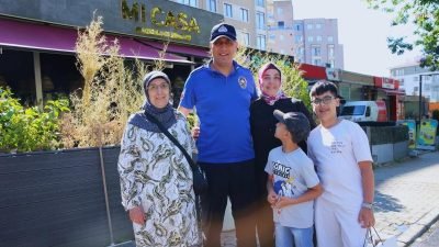Çekmeköy Belediye Başkanı Orhan Çerkez, bayramda sahada olan personel için