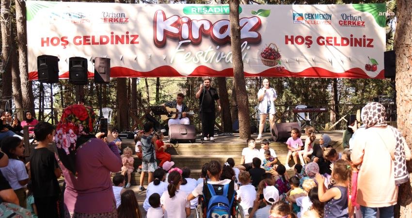 Çekmeköy’de kiraz festivali heyecanı yıllar sonra yeniden yaşandı. Çekmeköy Belediyesi’nin