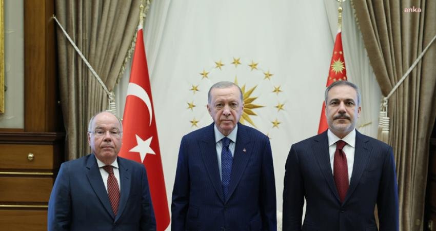 Cumhurbaşkanı Recep Tayyip Erdoğan, Brezilya Dışişleri Bakanı Mauro Vieira’yı Cumhurbaşkanlığı'nda