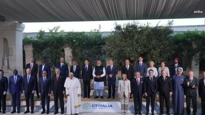 Cumhurbaşkanı Recep Tayyip Erdoğan, İtalya'da düzenlenen G-7 Liderler Zirvesi'nde Yüksek Düzeyli