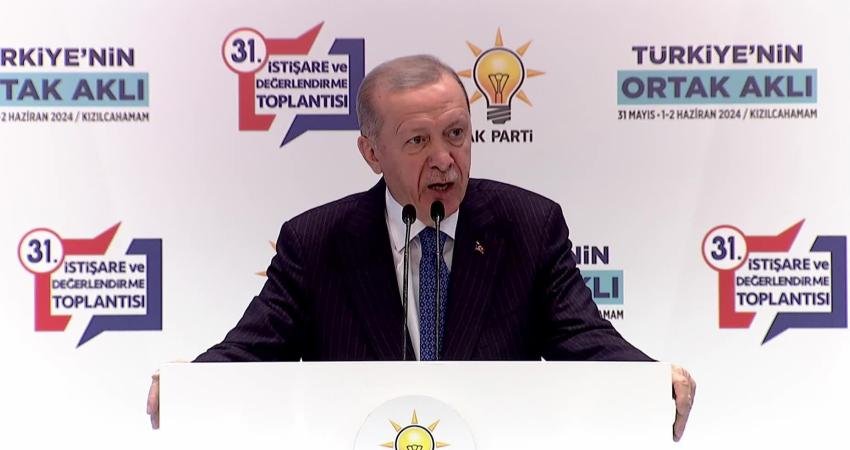 AKP’nin 31'inci İstişare ve Değerlendirme Toplantısı'nın kapanışında konuşan Cumhurbaşkanı Recep