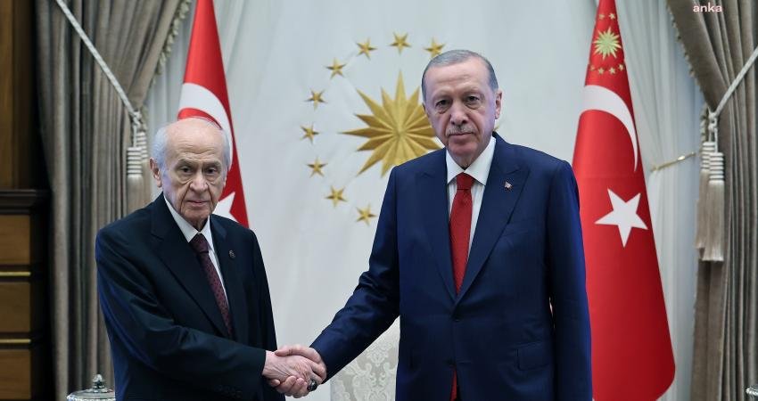Cumhurbaşkanı Recep Tayyip Erdoğan, MHP Genel Başkanı Devlet Bahçeli ile
