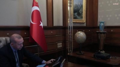 Cumhurbaşkanı Recep Tayyip Erdoğan, Slovenya Başbakanı Robert Golob ile bir telefon