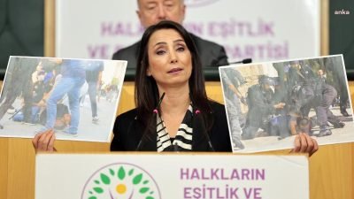 DEM Parti Eş Genel Başkanı Tülay Hatimoğulları, MHP Genel Başkanı