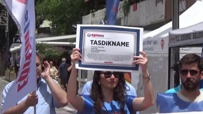 Eğitim İş Edirne Şube Başkanı Nedim Zobar, eğitimde yaşanan sorunları