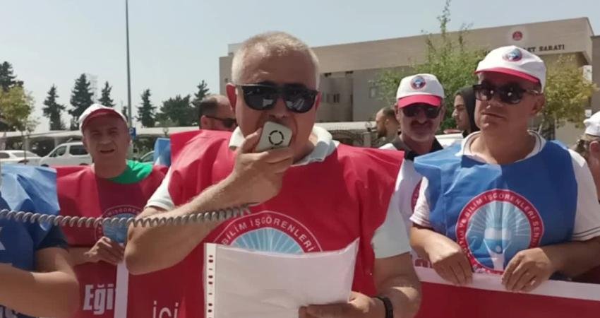 Eğitim-İş Osmaniye şubesi Türkiye Yüzyılı Maarif Modeli isimli müfredat taslağına tepki