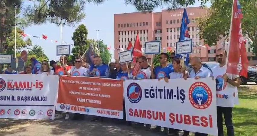 Eğitim- İş Samsun Şube Başkanı Onur Gündüz, "Gazi Mustafa Kemal Atatürk’ün