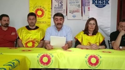 Eğitim Sen Kars Şube Başkanı Hakan Topçu Milli Eğitim Bakanlığı’nın