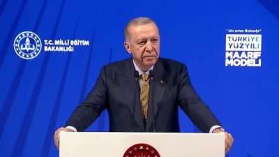 Cumhurbaşkanı Recep Tayyip Erdoğan, Türkiye Yüzyılı Maarif Modeli Tanıtım Programı'nda;