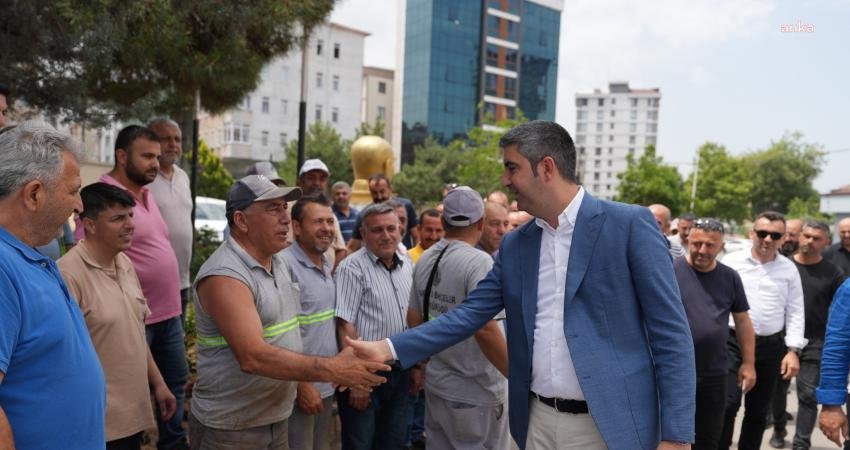 Kartal Belediye Başkanı Gökhan Yüksel, Kurban Bayramı öncesinde belediye personeli