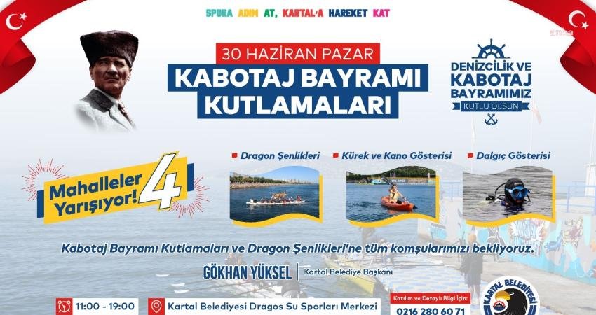 Kartal’da Dragos Su Sporları Merkezi, 1 Temmuz Denizcilik ve Kabotaj