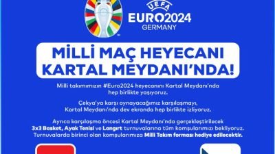 Kartal Belediyesi, 2024 Avrupa Futbol Şampiyonası’nda Türkiye A Milli Futbol