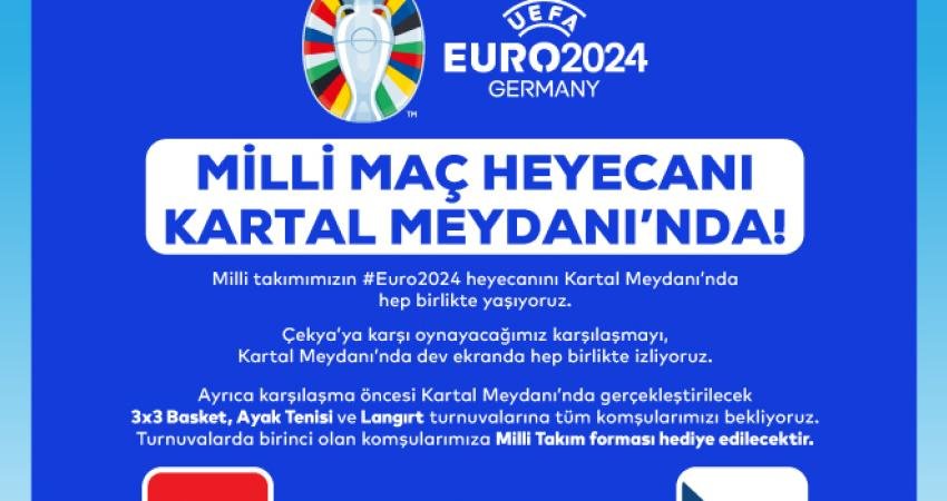 Kartal Belediyesi, 2024 Avrupa Futbol Şampiyonası’nda Türkiye A Milli Futbol