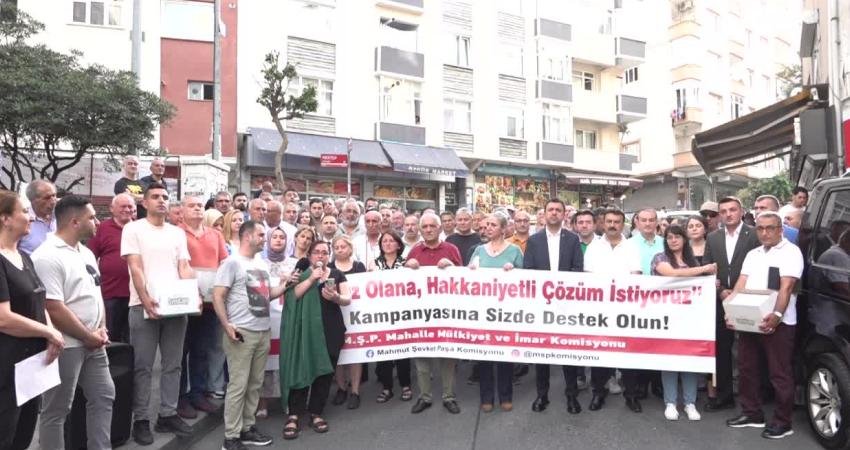 Şişli'deki Mahmut Şevket Paşa Mahallesi sakinleri, barınma ve mülkiyet haklarının