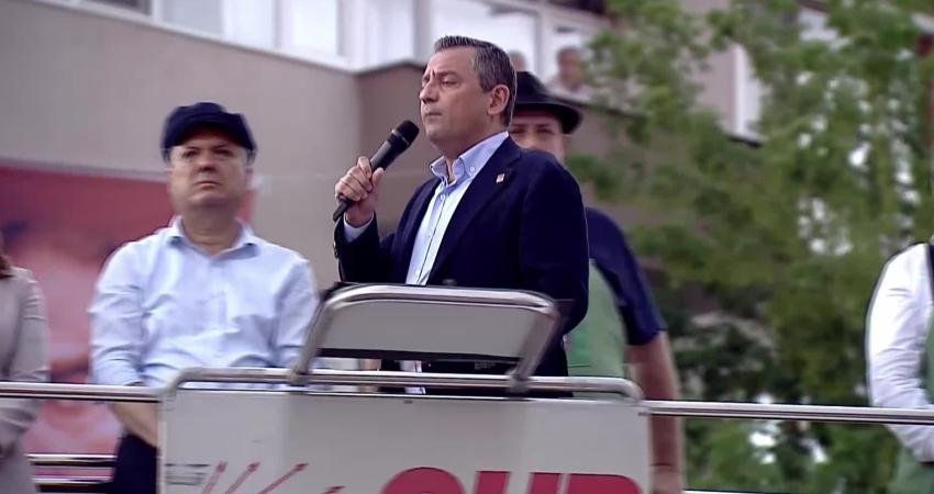  CHP Genel Başkanı Özgür Özel, Tekirdağ'ın Hayrabolu ilçesinde düzenlenen ''Buğday
