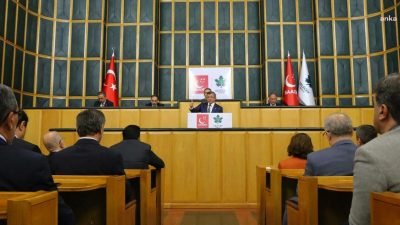 Saadet Partisi Genel Başkanı Temel Karamollaoğlu, Saadet- Gelecek Partisi Grup