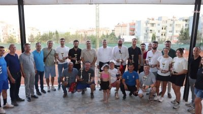 Silifke Belediyespor'un Tenis Bahar Turnuvası sona erdi. Dereceye giren sporculara
