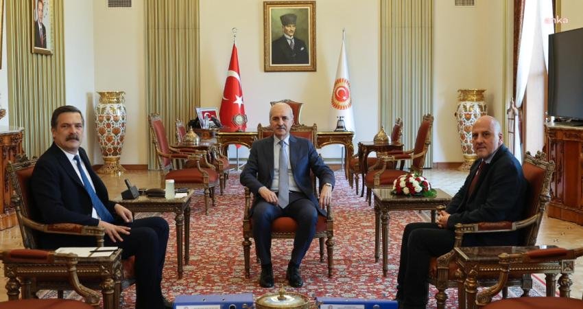 Türkiye İşçi Partisi (TİP) Genel Başkanı Erkan Baş ve TİP