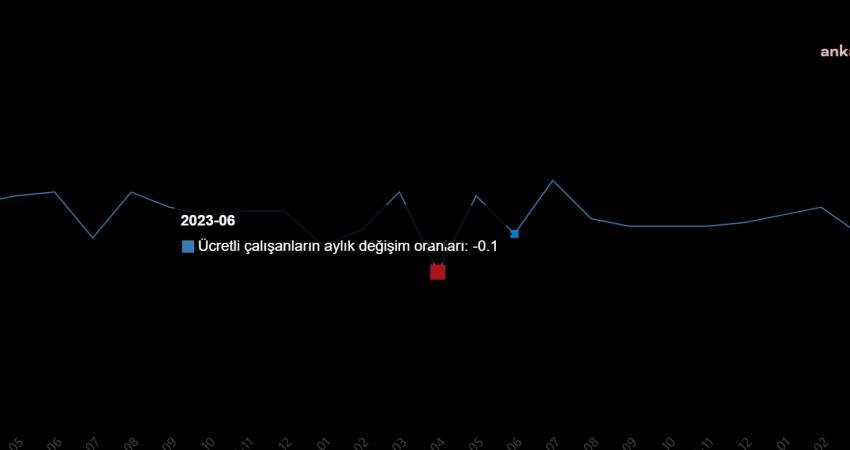 Türkiye İstatistik Kurumu (TÜİK), nisan dönemine ait ücretli çalışan istatistiklerini