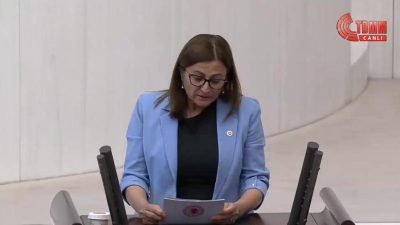 Tahir Elçi’nin eşi CHP İstanbul Milletvekili Türkan Elçi, TBMM’de yaptığı