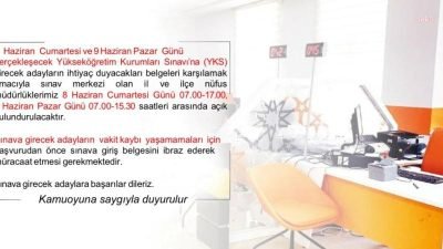 ÖSYM tarafından bu hafta sonu düzenlenecek Yükseköğretim Kurumları Sınavı'na katılacak