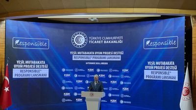 Ticaret Bakanı Ömer Bolat, Yeşil Mutabakata Uyum Projesi Desteği kapsamında