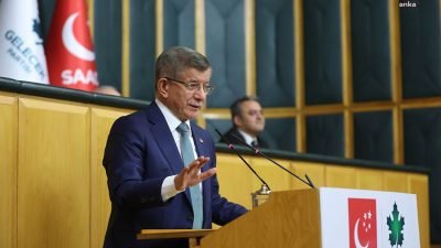 Gelecek Partisi Genel Başkanı Ahmet Davutoğlu, Saadet-Gelecek ortak grup toplantısında