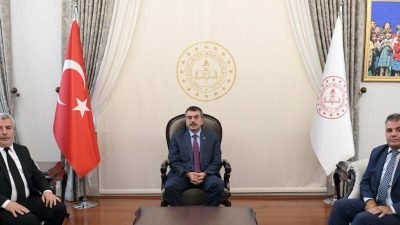 ÖSYM Başkanı Ali Ersoy, Millî Eğitim Bakanı Yusuf Tekin'e 2024
