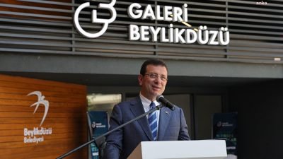 İstanbul Büyükşehir Belediye (İBB) Başkanı Ekrem İmamoğlu, “Galeri Beylikdüzü Görsel