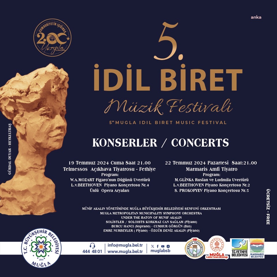 5. Muğla İdil Biret Müzik Festivali