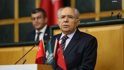 Saadet-Gelecek Partisi ortak grup toplantısında Saadet Partisi Grup Başkanvekili Sabri