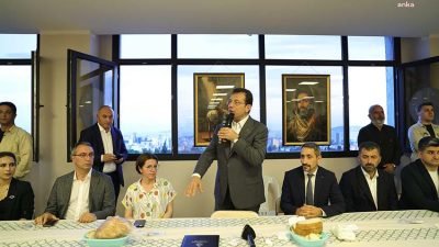 İBB Başkanı Ekrem İmamoğlu, Maltepe Cemevi’nde Muharrem matemi lokmasına ortak