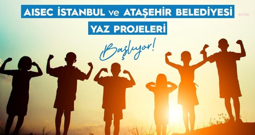 Ataşehir Belediyesi ve AIESEC iş birliğiyle, farklı ülkelerden gelen öğrenciler