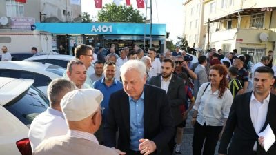 Beykoz Belediye Başkanı Alaattin Köseler, 'Mahalle Buluşmaları' kapsamında Çiğdem Mahallesi